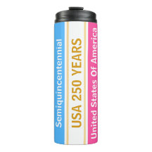 USA 250 Years Semiquincentennial Patriotic Stripes