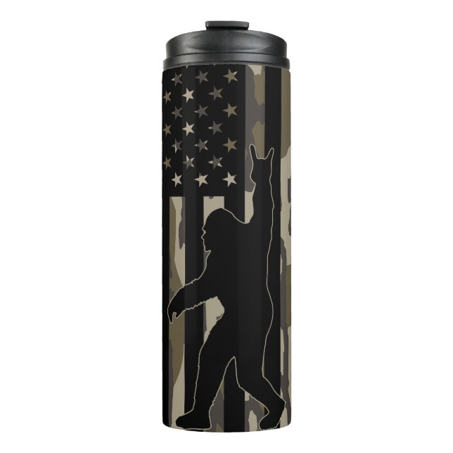 Garrafa Térmica USA Flag Bigfoot Bottomland Camo (Frente)