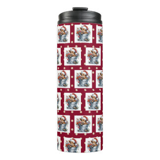 Garrafa Térmica Vaca das montanhas natalinas