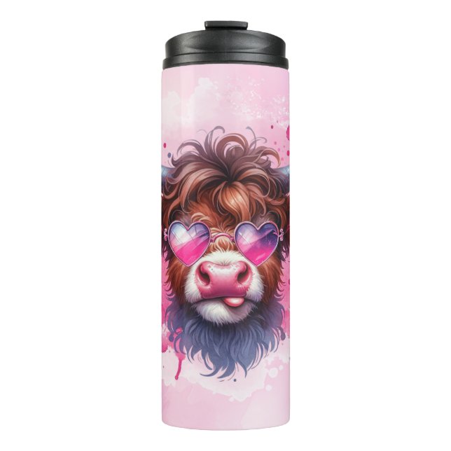 Garrafa Térmica Vaca De Amor (Frente)