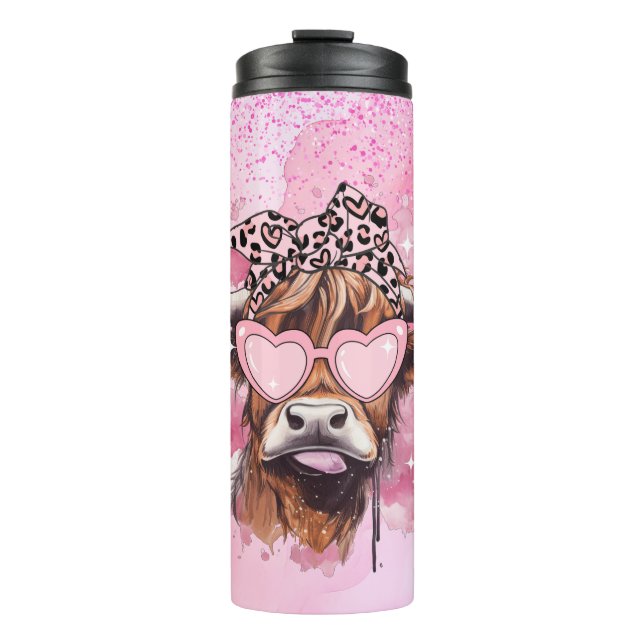 Garrafa Térmica Vaca De Amor (Frente)