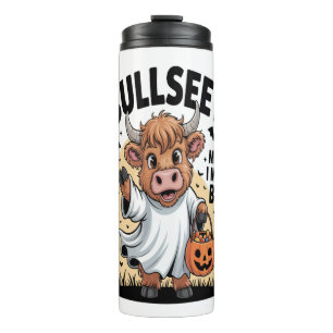 Garrafa Térmica Vaca engraçada de Halloween