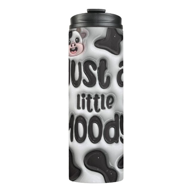 Garrafa Térmica Vaca Mal-Humorada (Frente)