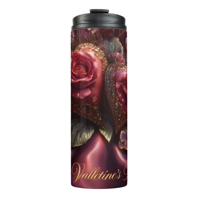 Garrafa Térmica Valentine’s Day Mug | Romantic, Cute &Heartwarming (Frente)