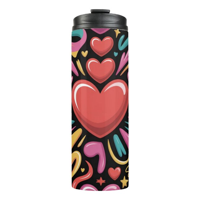 Garrafa Térmica Valentine’s Day Mug | Romantic, Cute &Heartwarming (Frente)