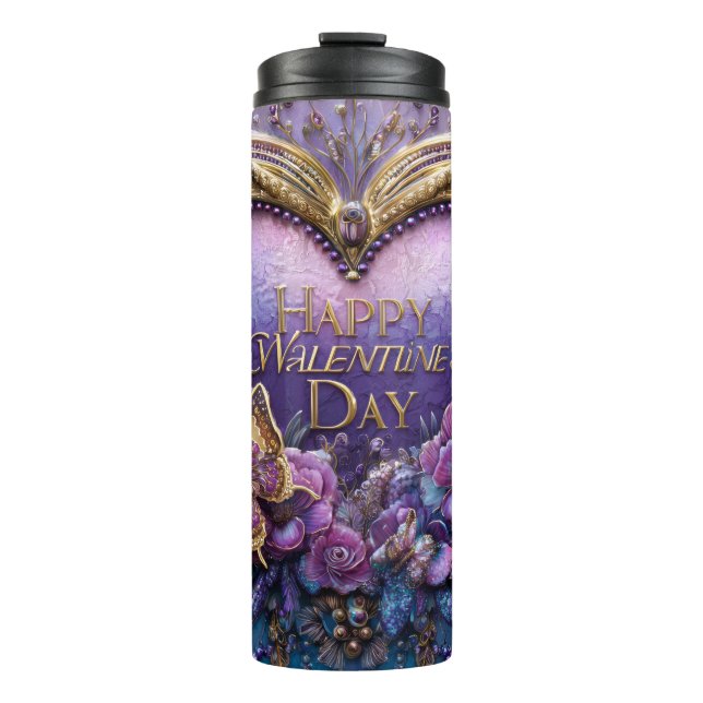 Garrafa Térmica Valentine’s Day Mug | Romantic, Cute &Heartwarming (Frente)