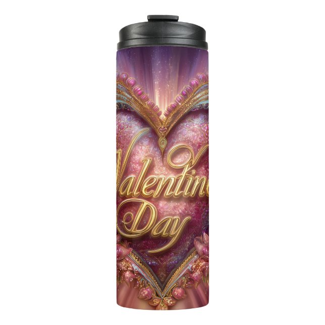 Garrafa Térmica Valentine’s Day Mug | Romantic, Cute &Heartwarming (Frente)