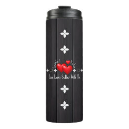 Garrafa Térmica Valentines Custom Name Thermal Tumblers & Quotes