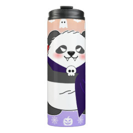 Garrafa Térmica Vampiro do Bebê Cute do Halloween Panda Dracula