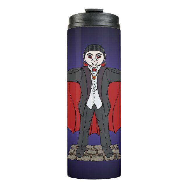 Garrafa Térmica Vampiro/Drácula (Frente)