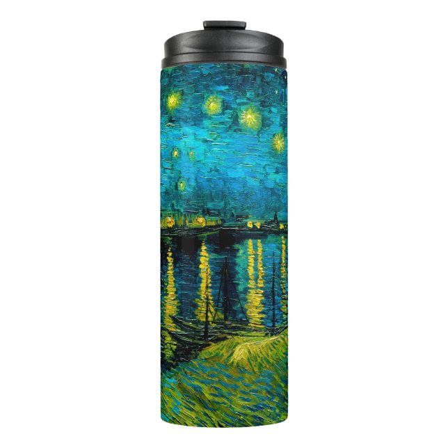 Garrafa Térmica Van Gogh Starry Night Over the Rhône (Frente)