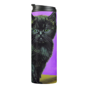 Garrafa Térmica Van Gogh Style Cat