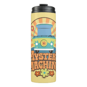 Garrafa Térmica Van Mystery Machine Gráfico Floral