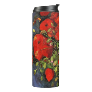 Garrafa Térmica Vaso com Papoulas Vermelhas por Vincent van Gogh