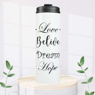 Garrafa Térmica Vaso térmico con frase motivacion amor 