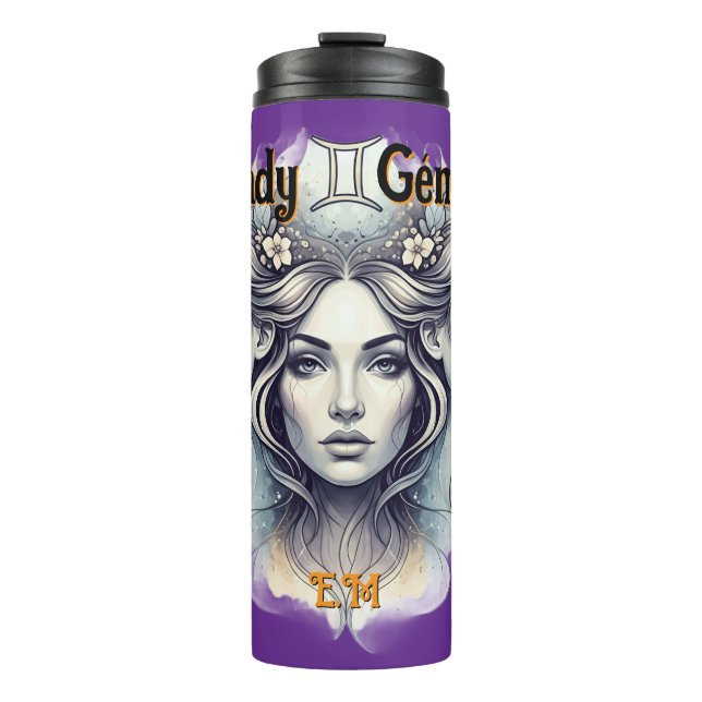 Garrafa Térmica Vaso térmico Lady Géminis – Estilo para llevar (Frente)