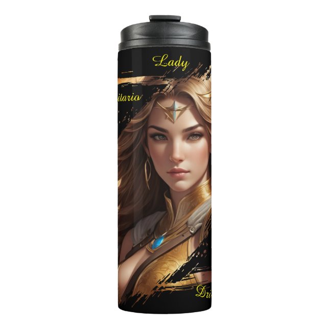 Garrafa Térmica Vaso Térmico Lady Sagitario (Frente)