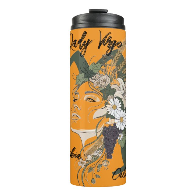 Garrafa Térmica Vaso térmico Lady Virgo (Frente)