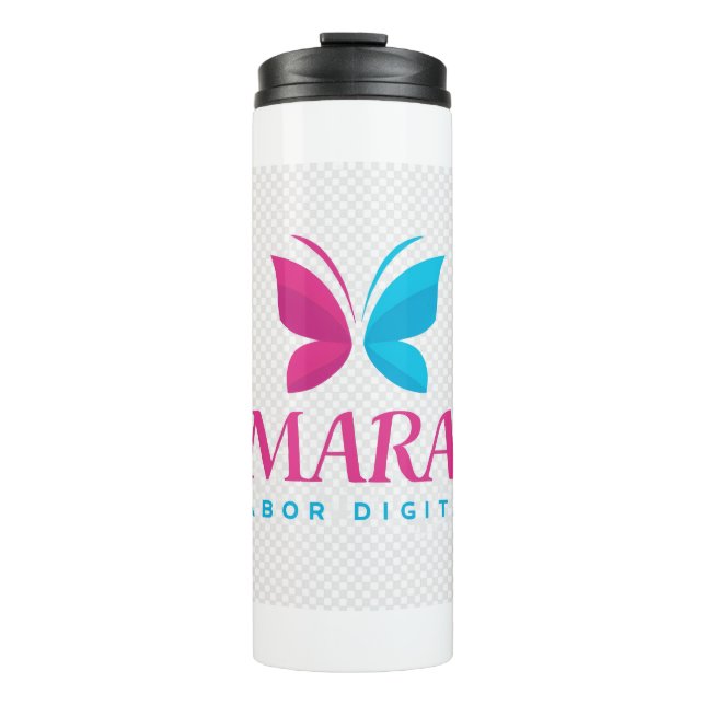 Garrafa Térmica Vaso Térmico Personalizado | Mara con Sabor Digita (Frente)