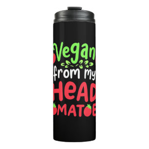 Garrafa Térmica Vegan De Meus Tomates Cabeças