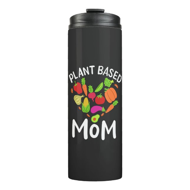 Garrafa Térmica Vegan - Mãe Baseada em Plantas (Frente)