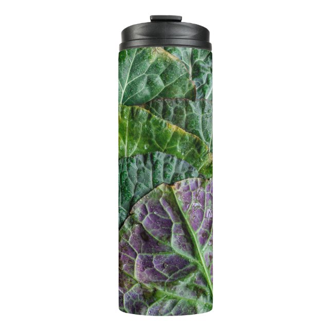 Garrafa Térmica Vegetal verde (Frente)