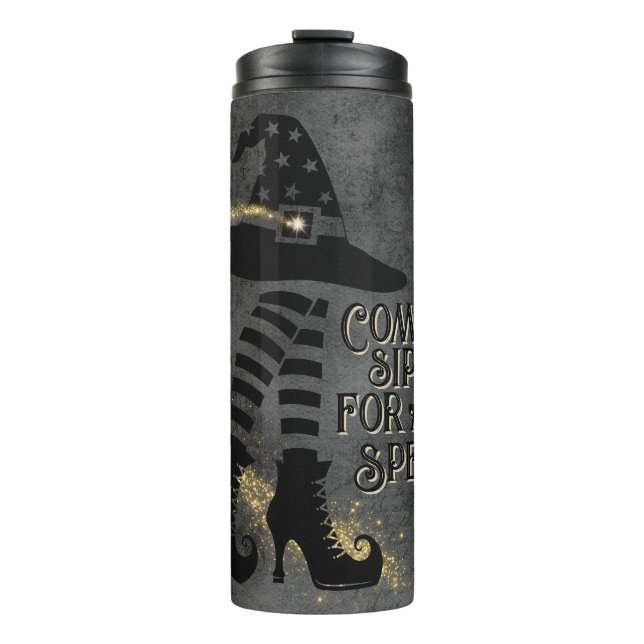 Garrafa Térmica Venha Sip (Sit) Para Um Tumbler Térmico Preto Orto (Frente)