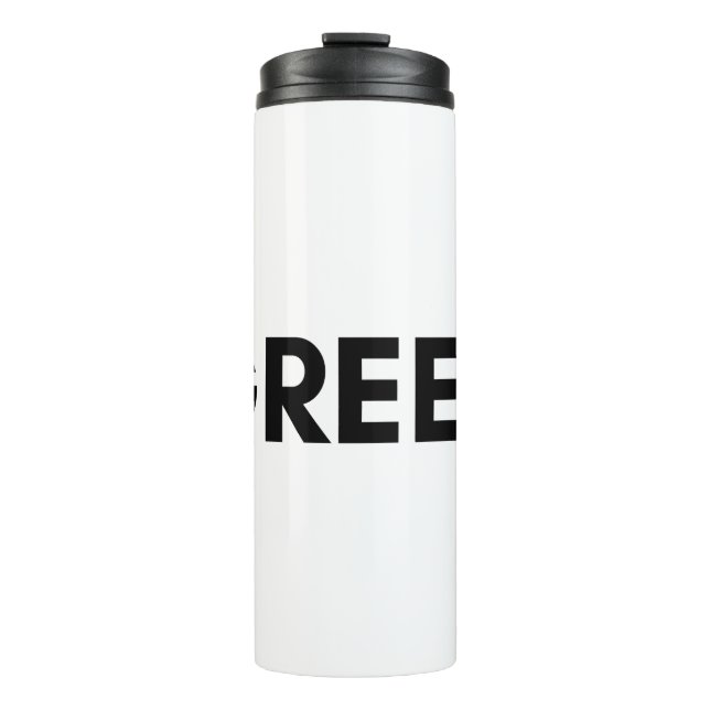 Garrafa Térmica verde (Frente)