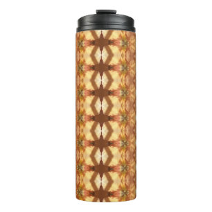 Garrafa Térmica Verde e âmbar Ikat Zen