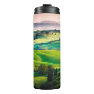 Garrafa Térmica Verduras lindas na paisagem e com luz pa