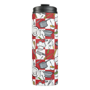 Garrafa Térmica Verificação das ferramentas da cozinha