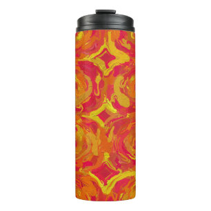 Garrafa Térmica Vermelho e Amarelo