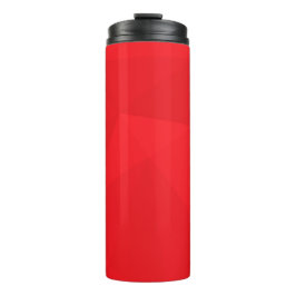 Garrafa Térmica Vermelho, legal, único, moda, design geométrica ur