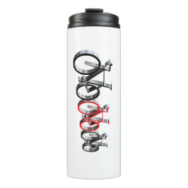 Garrafa Térmica Viagem de inspiração cíclica Tumbler 12 oz