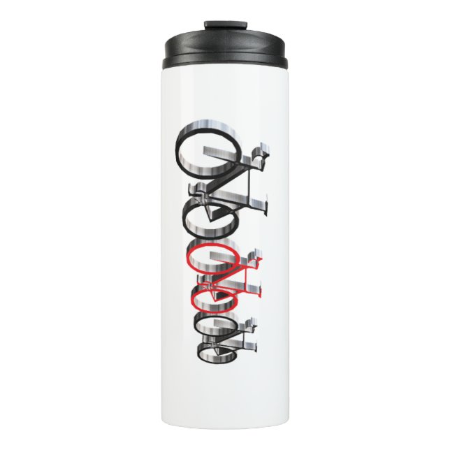 Garrafa Térmica Viagem de inspiração cíclica Tumbler 12 oz (Frente)