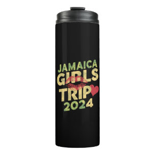 Garrafa Térmica Viagem de Meninas Jamaica 2024 Fim de Semana Féria