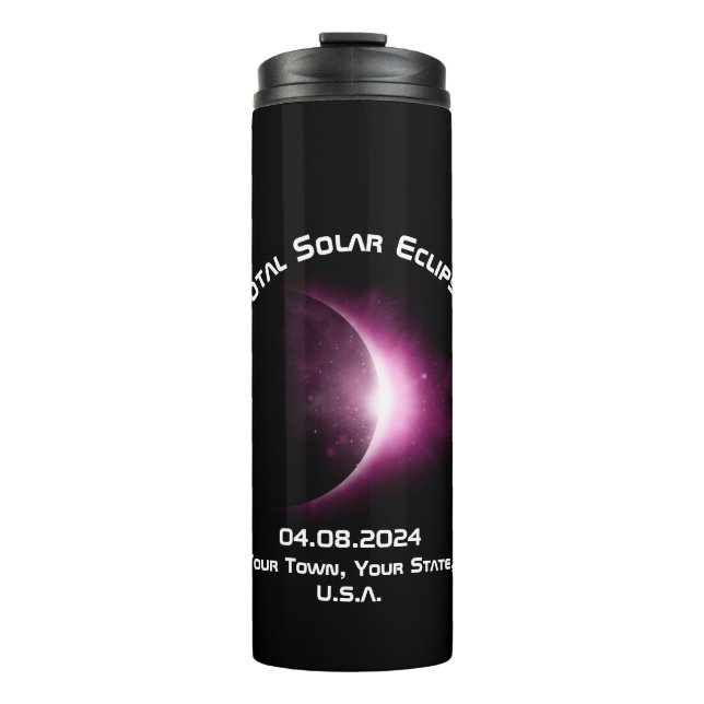 Garrafa Térmica Viagem ECLIPSE SOLAR TOTAL Personalizado 2024 (Frente)