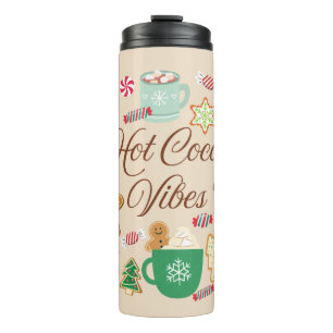 Garrafa Térmica Vibrações de Natal com Chocolate Quente