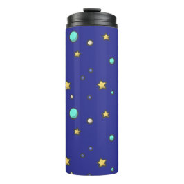 Garrafa Térmica Vibrant stars pattern　元気な星たちの模様サーマルタンブラー