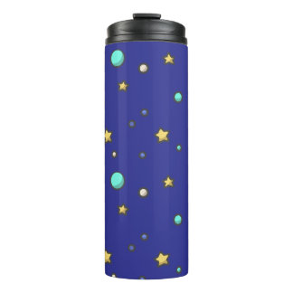 Garrafa Térmica Vibrant stars pattern 元気な星たちの模様サーマルタンブラー