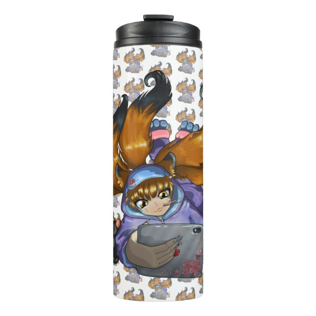 Garrafa Térmica Vida de Kitsune (Frente)