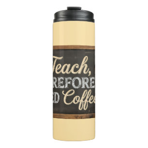 Garrafa Térmica Vida de Professor Quadro Negro Café