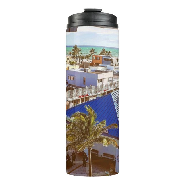 Garrafa Térmica Vida na praia (Frente)