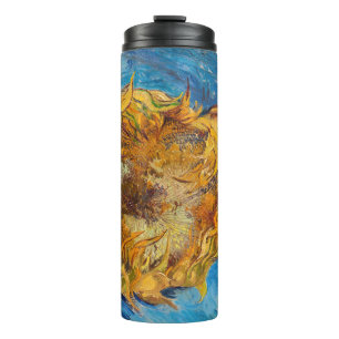 Garrafa Térmica Vincent van Gogh - Dois Girassóis Cortados