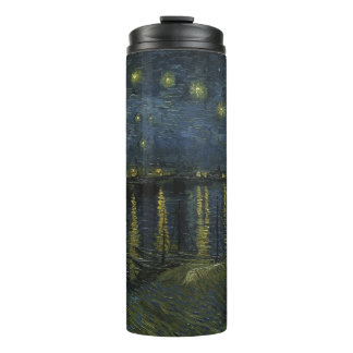 Garrafa Térmica Vincent van Gogh - Noite Estrelada no Ródano