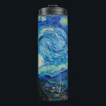 Garrafa Térmica Vincent van Gogh, Starry Night<br><div class="desc">Starry Night,  famosa pintura de Vincent van Gogh</div>