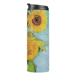 Garrafa Térmica Vincent Van Gogh - Três Girassóis num Vaso
