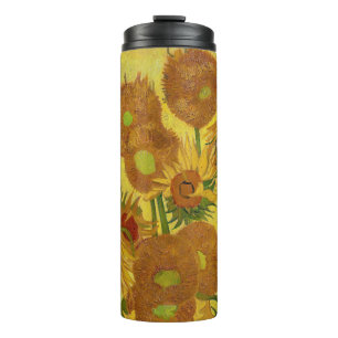 Garrafa Térmica Vincent van Gogh - Vaso com Quinze Girassóis