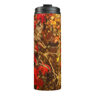 Garrafa Térmica Vinhas Amarelas do Outono Vermelho de Outono Térmi