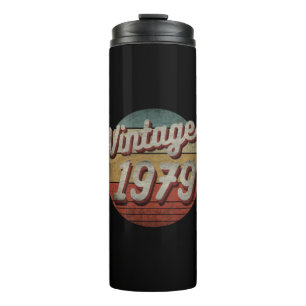 GARRAFA TÉRMICA VINTAGE 1979 HOMENS MULHERES PRESENTE DE ANIVERSÁR